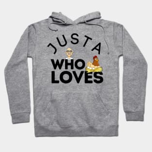 Just A Grandpa Who Loves Chickens Hoodie